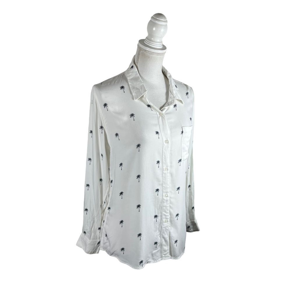Rails Charli Palm Tree Print Button Up Blouse - image 8